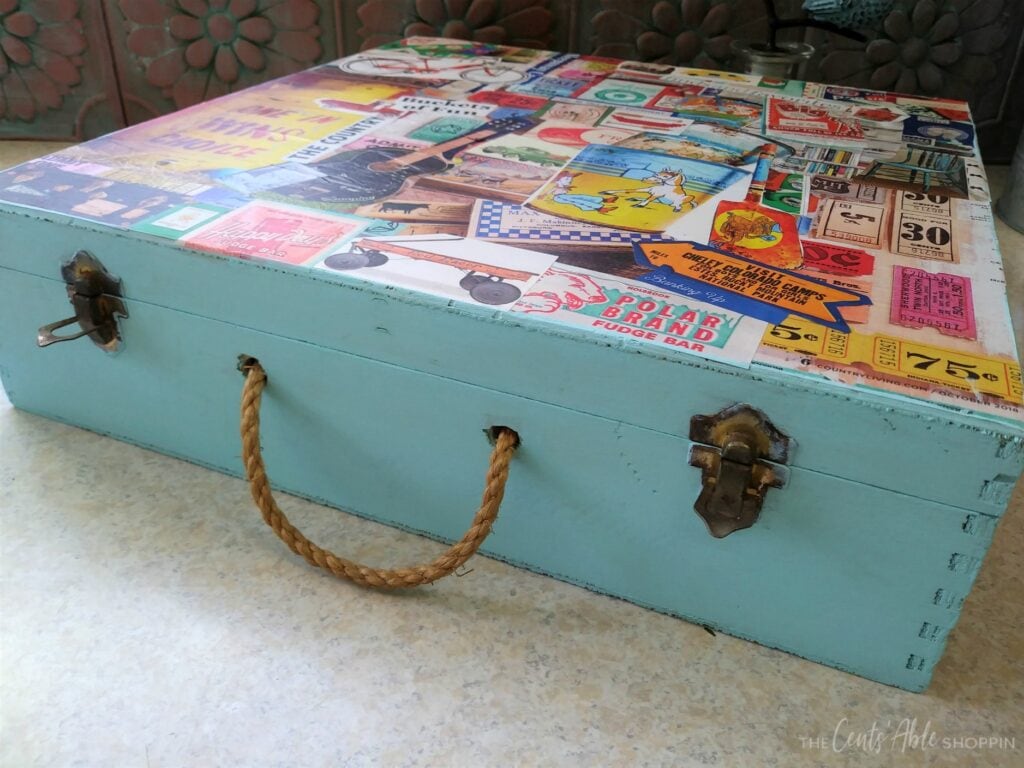 Decoupage Wood Box