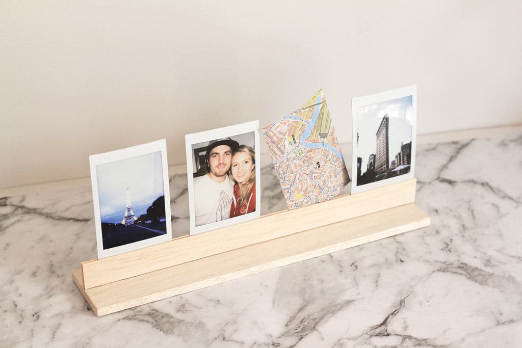 DIY Balsa Wood Photo Stand