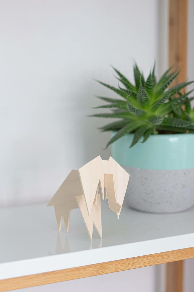 DIY Balsa Wood Animal Ornaments