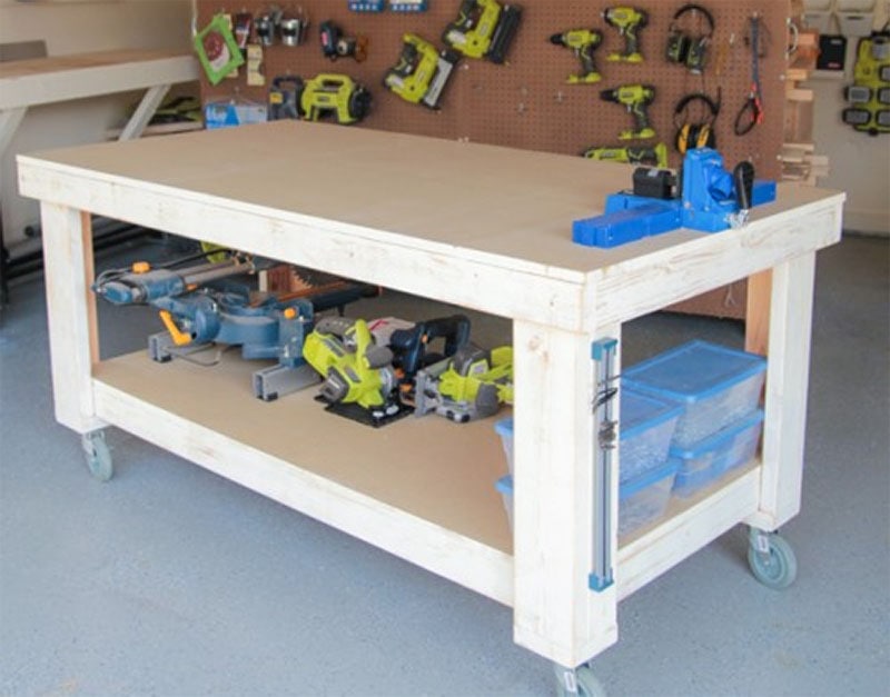 Mobile Workbench by Shanty-2-Chic