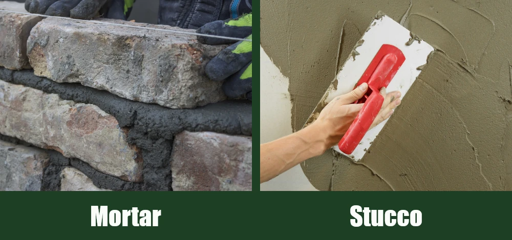Mortar vs Stucco - At A Glance