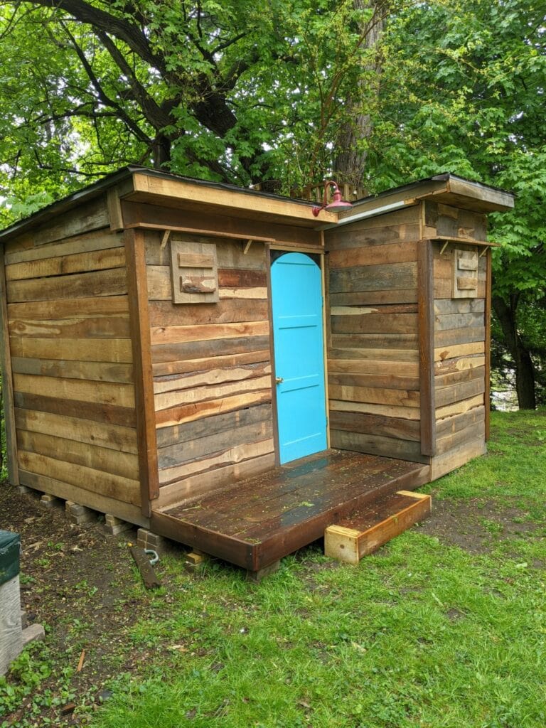 Nearly free pallet cabin