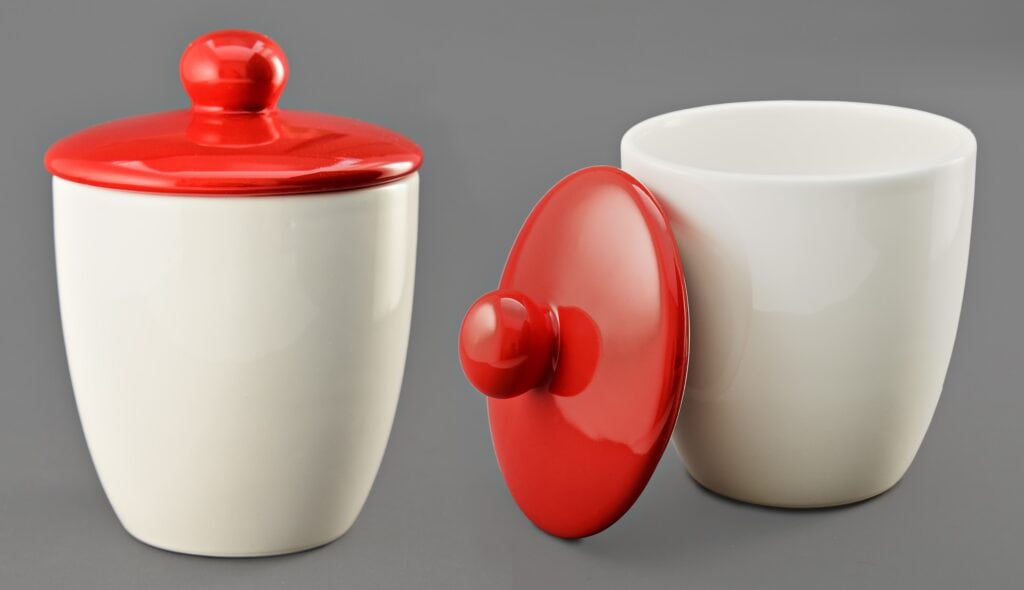 Stoneware jars
