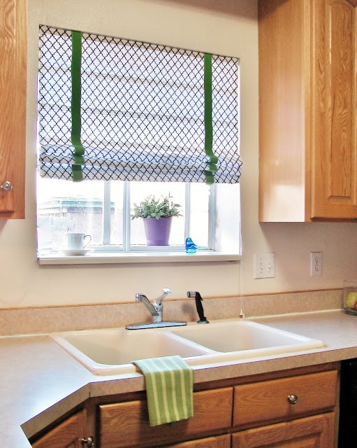 Stripped Roman Shades