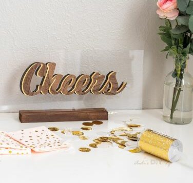 diy 3-d floating decorative letters using a cricut maker