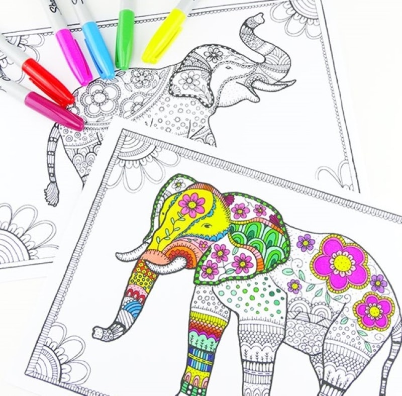 diy artistic elephant