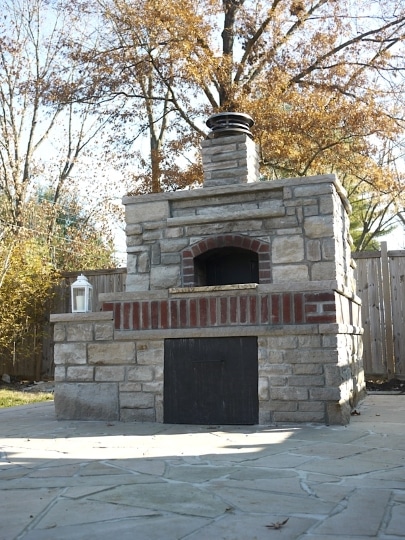diy backyard brick oven