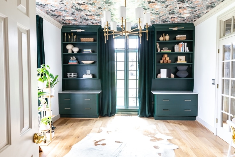 diy built-in file cabinets