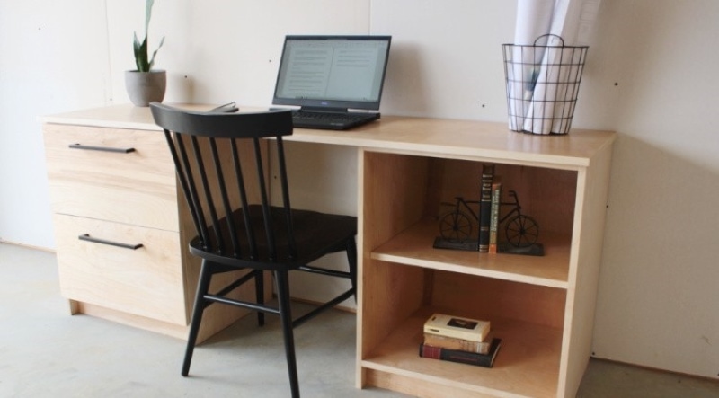 diy cabinet and modular desk