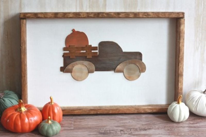 diy farmhouse style wood sign cut with cricut maker knife blade