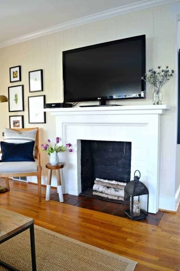 diy fireplace mantel