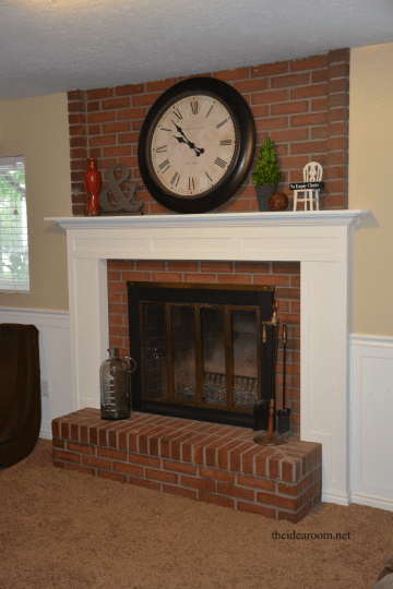 diy fireplace mantel