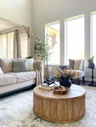 diy fluted coffee table