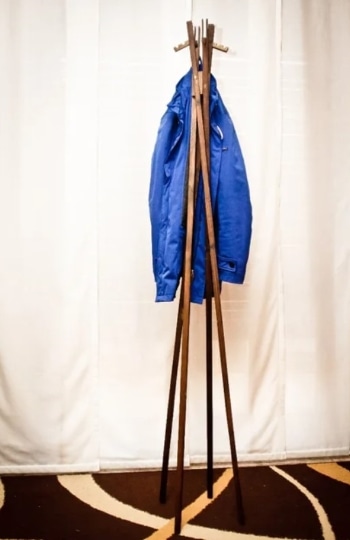 diy folding wood coat rack