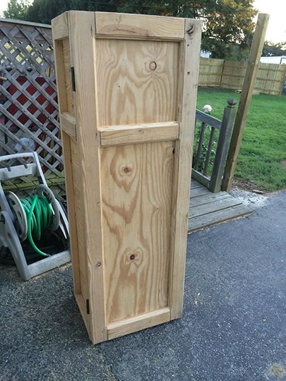 diy gun cabinet