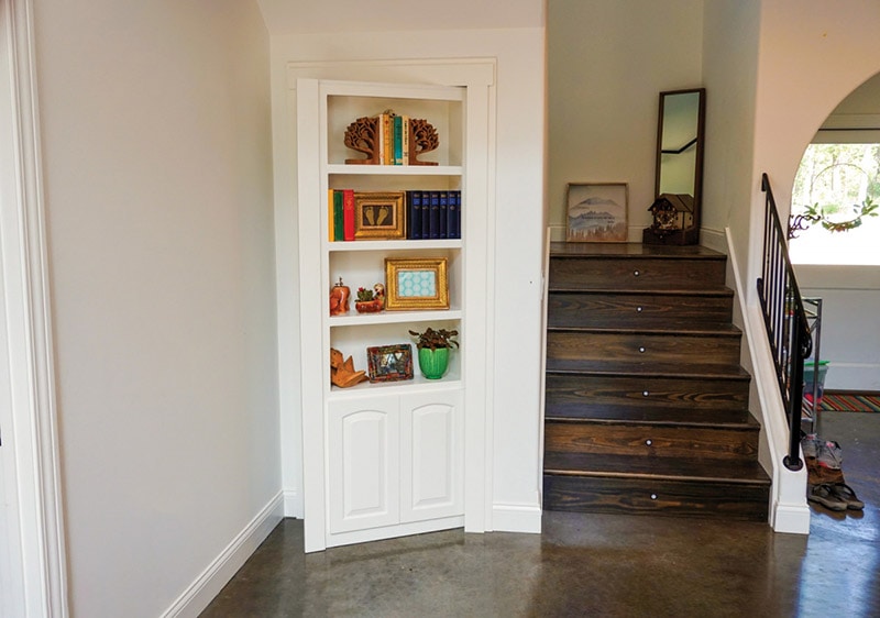 diy hidden door bookcase