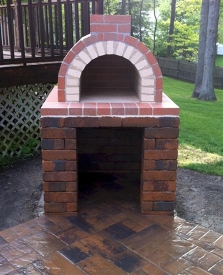 diy large foam pizza oven form kit