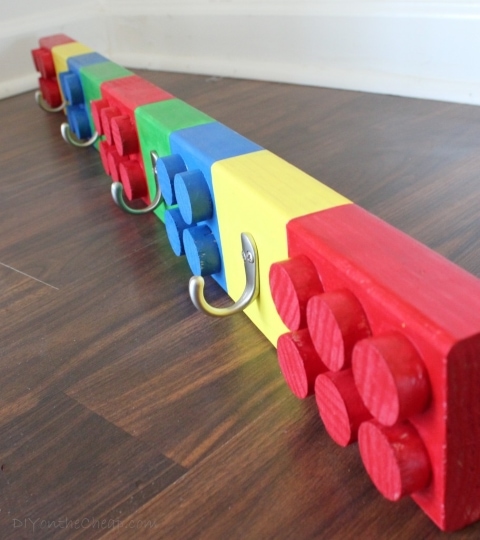 diy lego coat rack