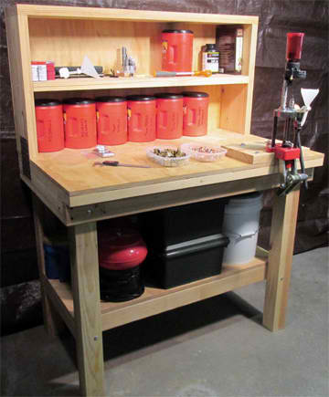 diy reloading bench