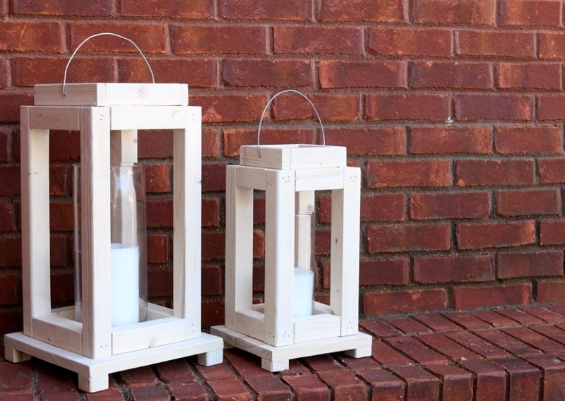 diy rustic lanterns