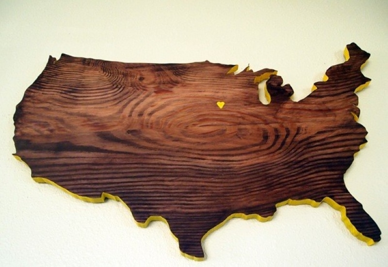 diy state or country plaque