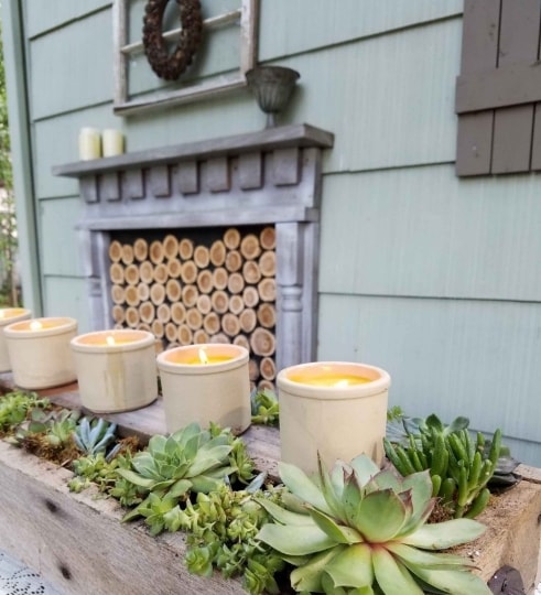 diy succulent centerpiece planter