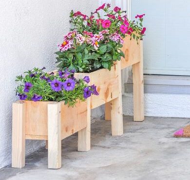 diy tiered planter box