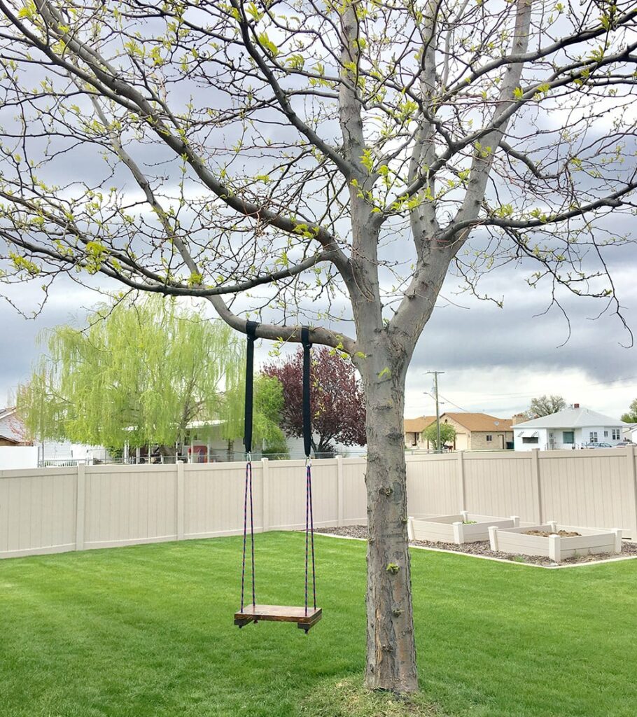 diy tree swing