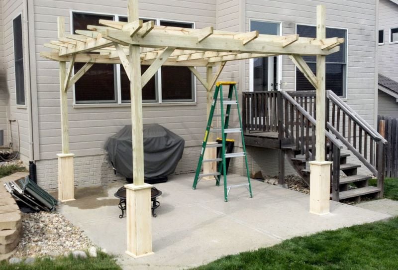 diy weatherly pergola