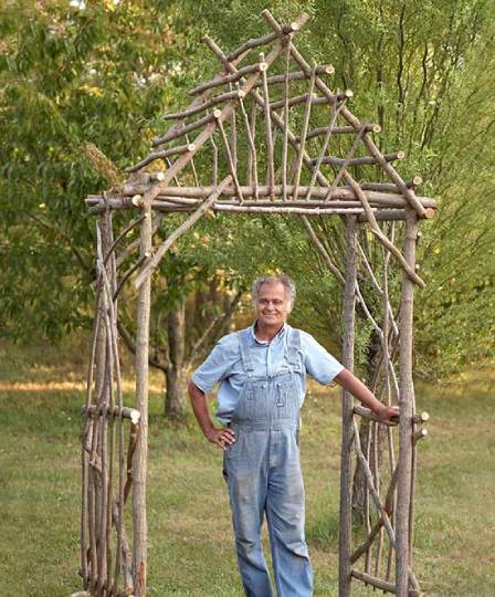 diy willow arbor