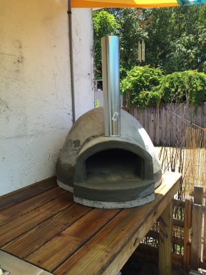 diy wood fired pizza oven