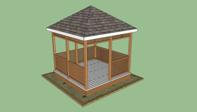 diy wooden gazebo plans