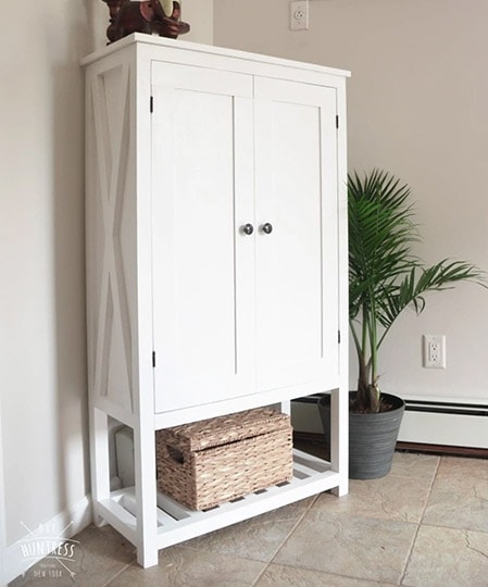 diy wooden storage cabinet