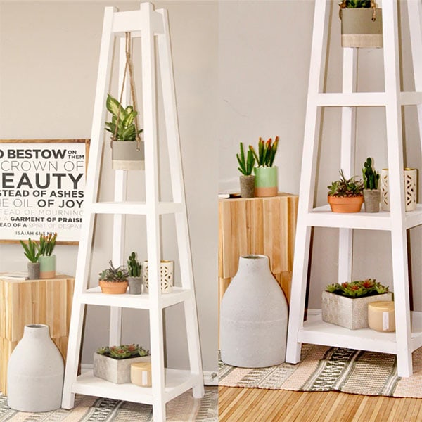 3D Corner Ladder Shelf