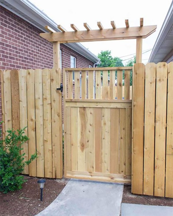 Cedar DIY Wooden Gate From Two Feet First