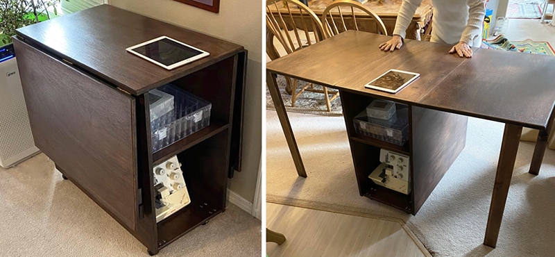 DIY Sewing Machine Cabinets