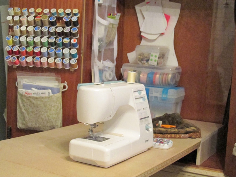 DIY Sewing Machine Cabinets