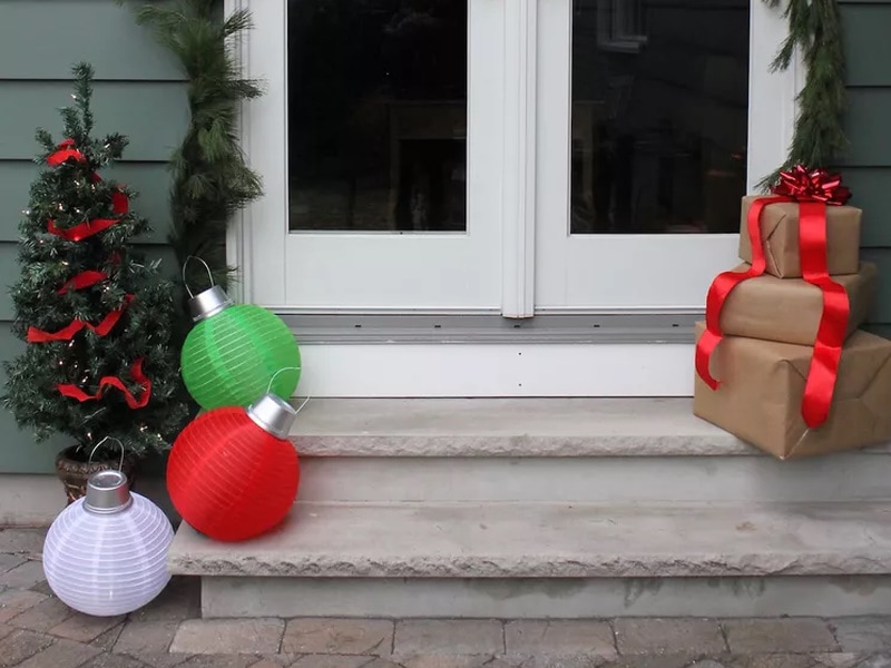 DIY outdoor christmas decoration