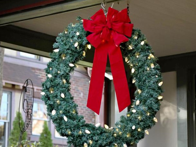 DIY outdoor christmas decoration