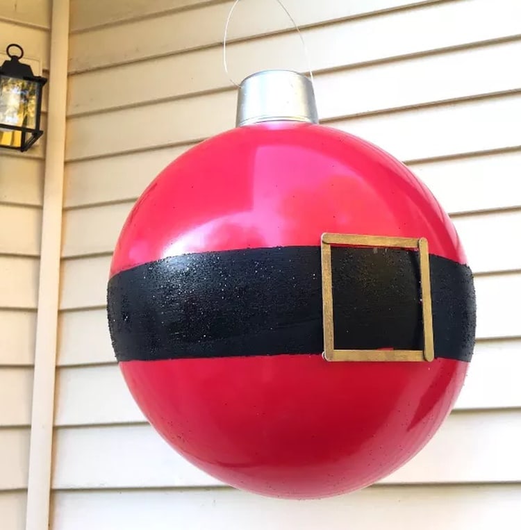 DIY outdoor christmas decoration