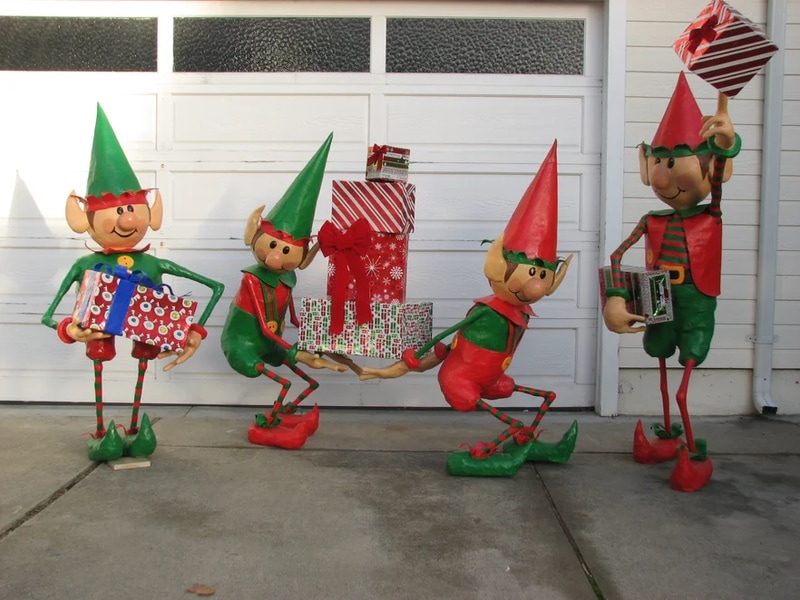 DIY outdoor christmas decoration