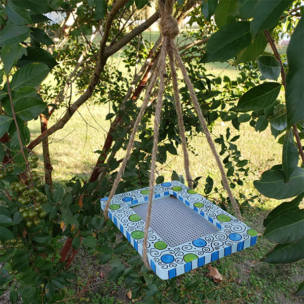 Decorative Platform Bird Feeder by Art Room Happenings