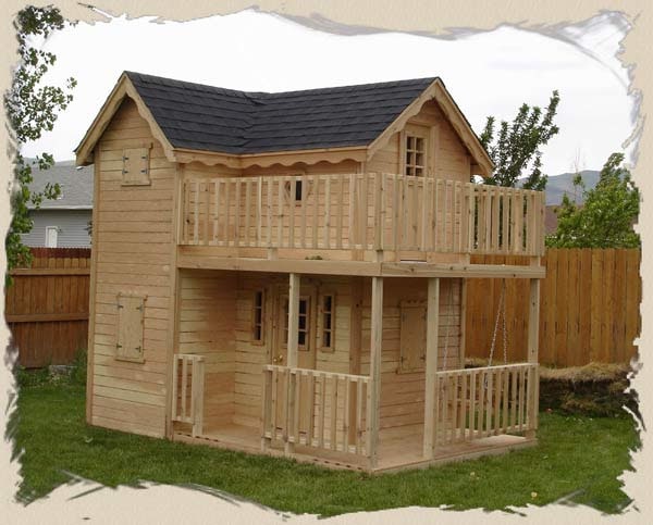 Elaborate Two Story Playhouse
