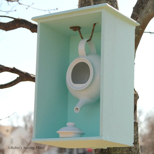 Fancy Teapot DIY Birdhouse