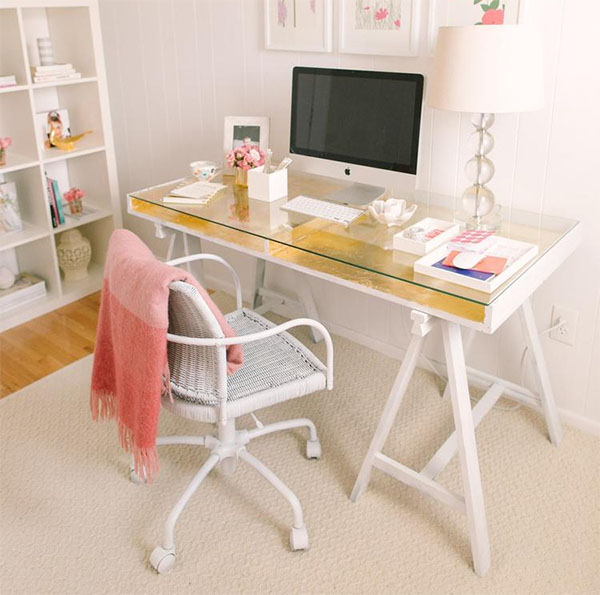 Gold Leaf Writer’s Desk