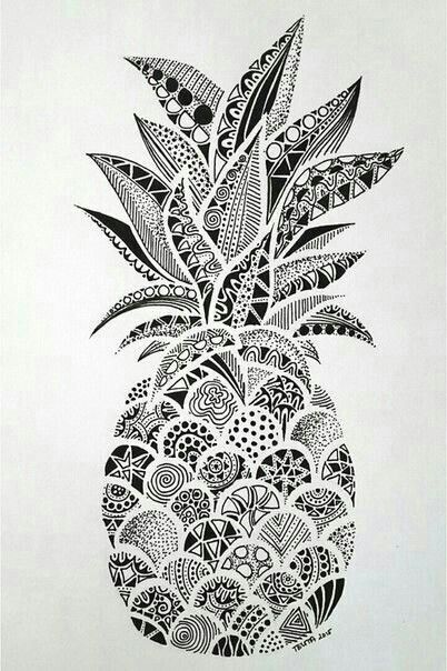 Mandala Pineapple Pattern