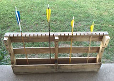Pallet Bow Rack
