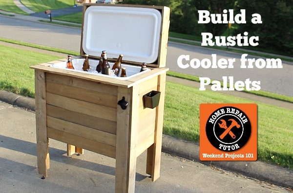 Rustic DIY Pallet Wood Cooler From Home Repair Tutor