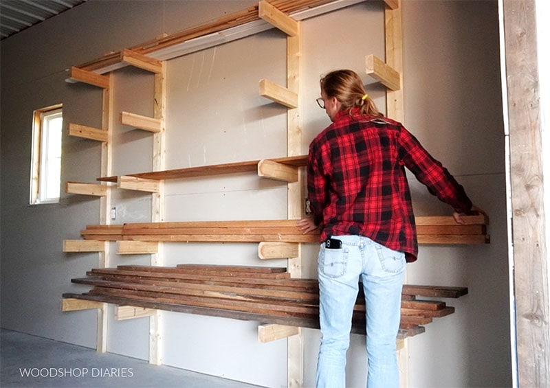 Super Simple DIY Lumber Rack