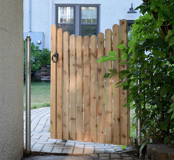 Sweet Wooden Garden Gate